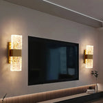 Water Ripple Crystal Wall Sconce