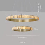 Moonshade Natural Marble ModernChandelier