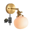 Afralia™ White Ceramic LED Wall Lights for Home Lighting in Bedroom, Living Room, Bathroom