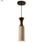 Afralia™ Wood LED Pendant Lights for Bar Restaurant Dining Room Decor