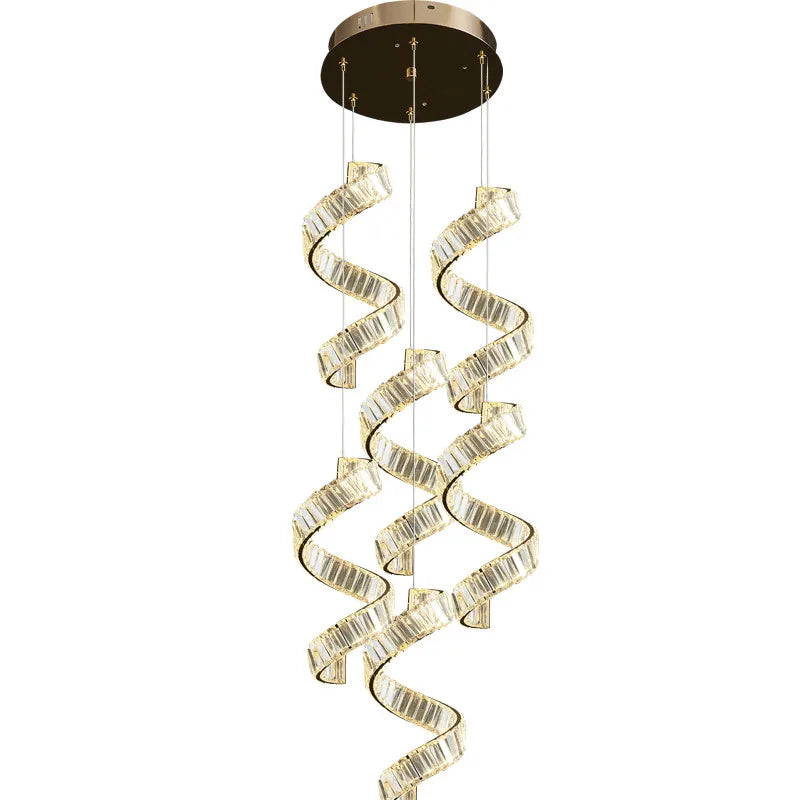 Luxury LED Chandelier with K9 Crystals for Home Suspension