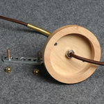 Ceramic Wood Wall Sconce LED Light with Pull Chain Switch - Modern Nordic Style