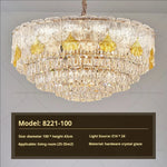 European Crystal Chandelier Light for Luxury Living Room, Dining Room, Hall and Villa