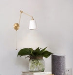 Ceramic LED Wall Lamp with Pull Chain Switch for Stair, Bathroom, Living Room