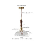 Green Glass LED Pendant Lights - Nordic Minimalist Style for Bedroom, Living Room