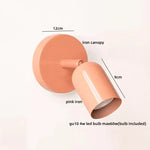 LED Wall Sconce Pull Chain Switch Cream Style Stair Light Fixture