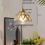 Afralia™ Glass LED Pendant Light Fixture Coffee Kitchen Loft Vintage Copper Hang Lamp