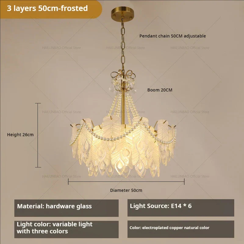 Crystal Chandelier Light: French Modern Luxury for Living Room, Dining Room, Bedroom