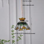 Tiffany Flower Glass LED Pendant Light for Nordic Modern Home Decor