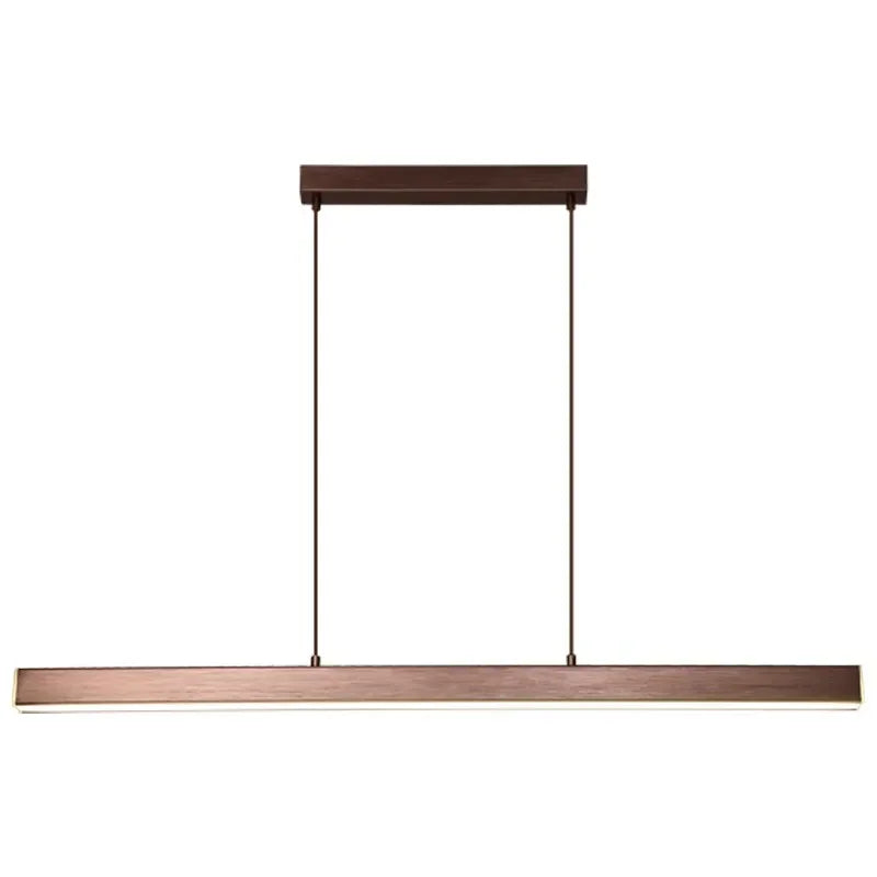 Modern Linear Dining Room Pendant Light - Nordic Suspension Kitchen Lamp