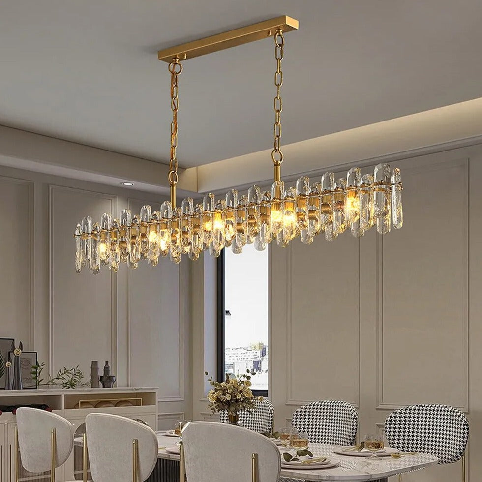 60" Marini Crystal Dining Room Chandelier