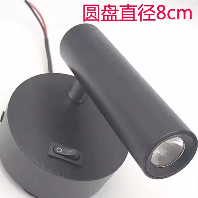 Adjustable Bedside LED Wall Lamp for Modern Hotel Guest Rooms