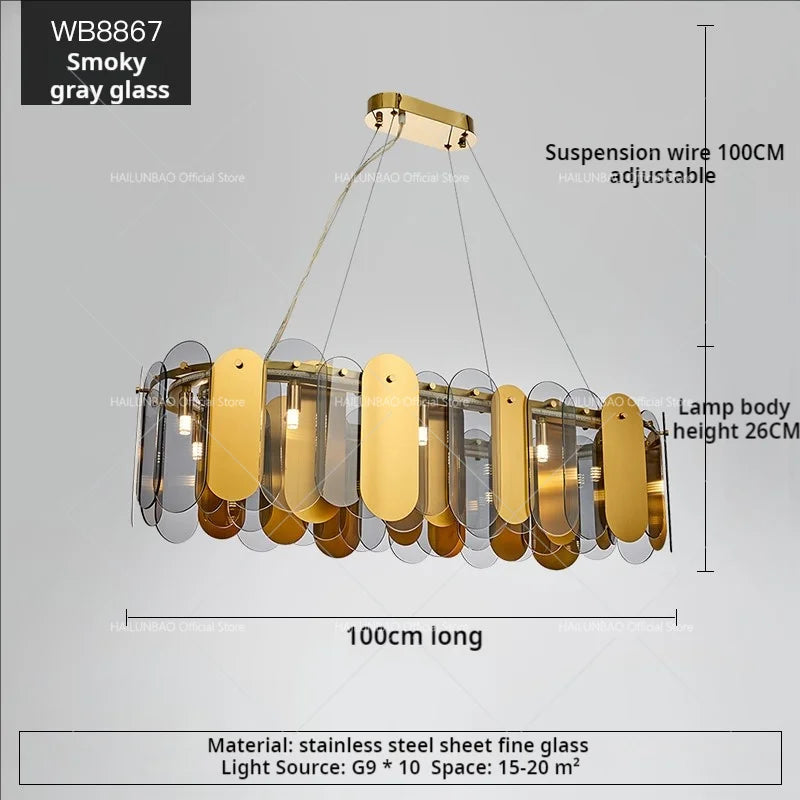 Postmodern Chandelier: LED Living Room Diningroom Bedroom Clothing Store Light