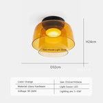 Glass Ceiling Chandelier - Luxury Nordic LED Ceiling Lamp