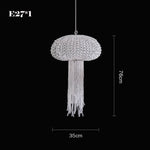 Art Deco Dimmable Hanging Chandelier Lighting for Foyer and Dining Room