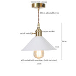 Yellow Iron Art LED Pendant Lights - Modern Nordic Style for Home Decor