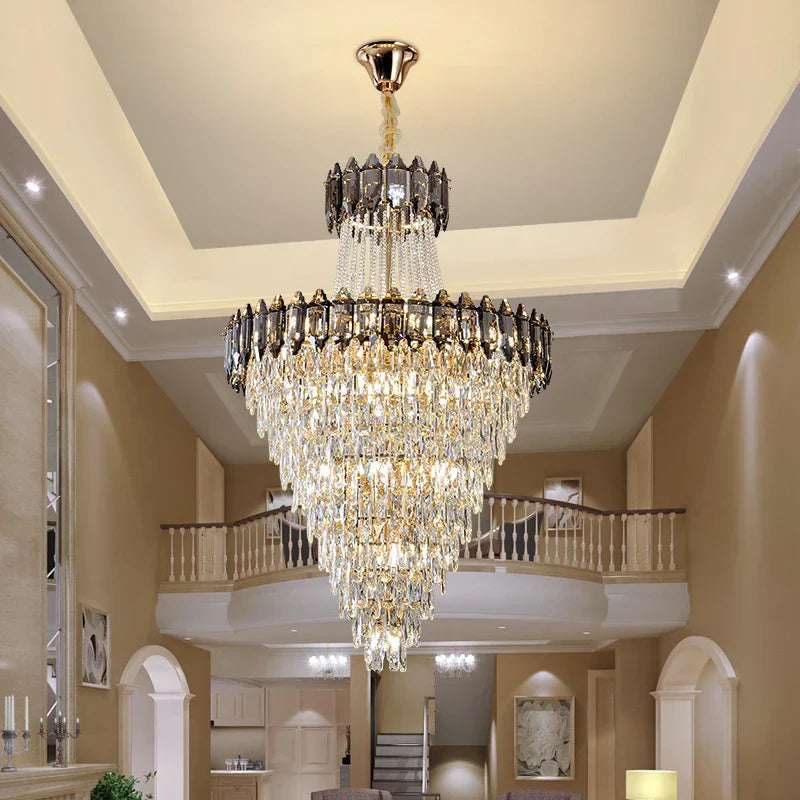 Postmodern Crystal Chandelier for Luxe Spaces