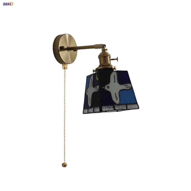 Peace Pigeon Tiffany Style LED Wall Lamp