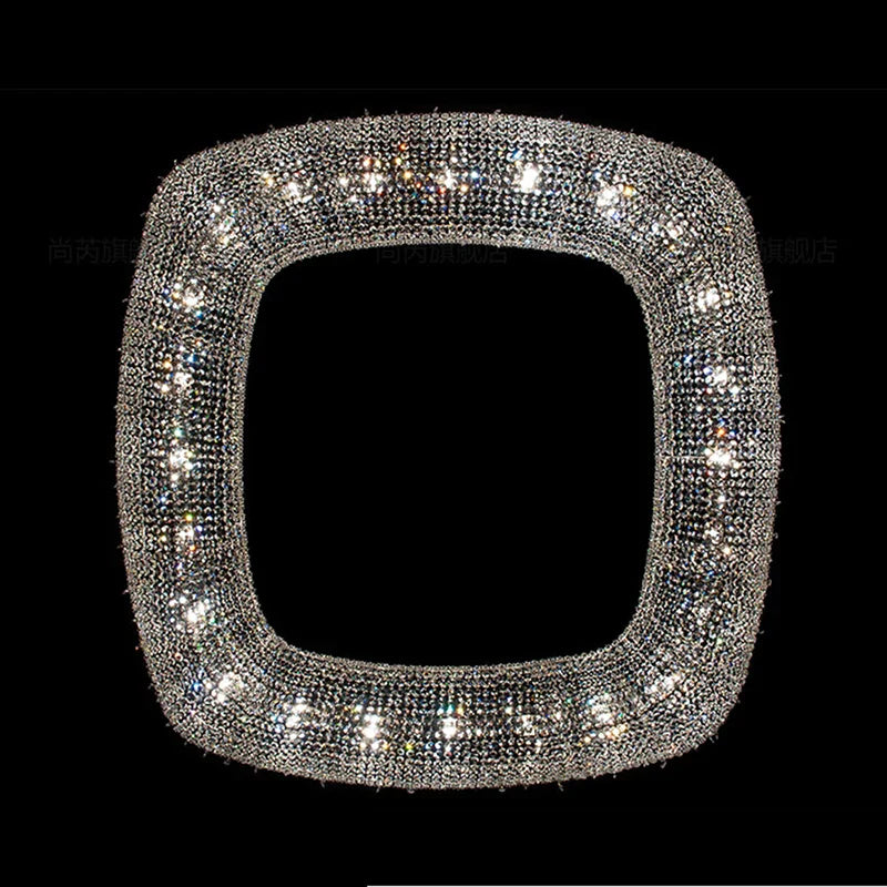 Clear Crystal Art Deco Chandelier for Indoor Lighting in Dinning Rooms, Hotels & Restaurants