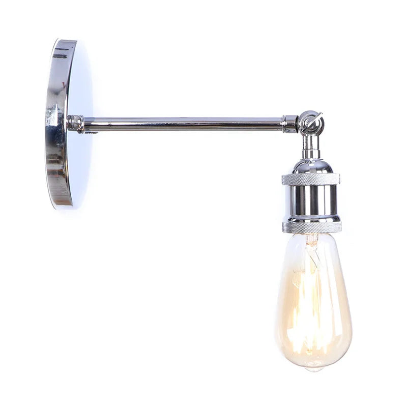 Afralia™ Loft LED Wall Light Industrial Vintage Bedroom Bedside Lamp