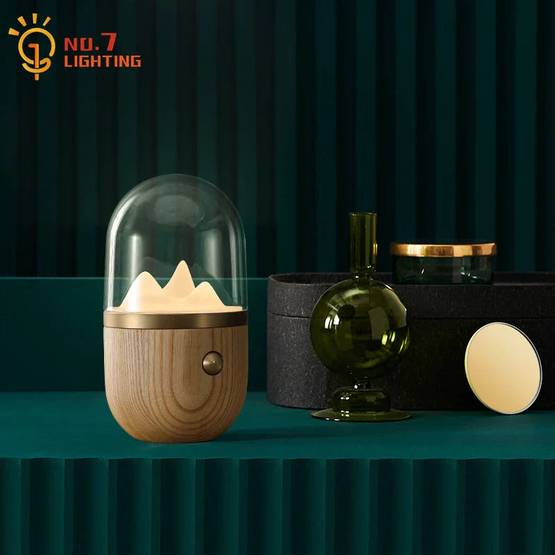 Solid Wood Touch Desk Lamp for Bedroom and Living Room