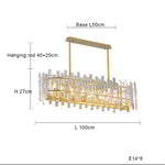 Crystal Round Chandelier Gold LED Modern Lustres for Living Room