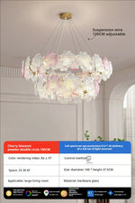Afralia Petals Crystal Chandelier Light: French Living Room & Dining Room Luxury Lighting