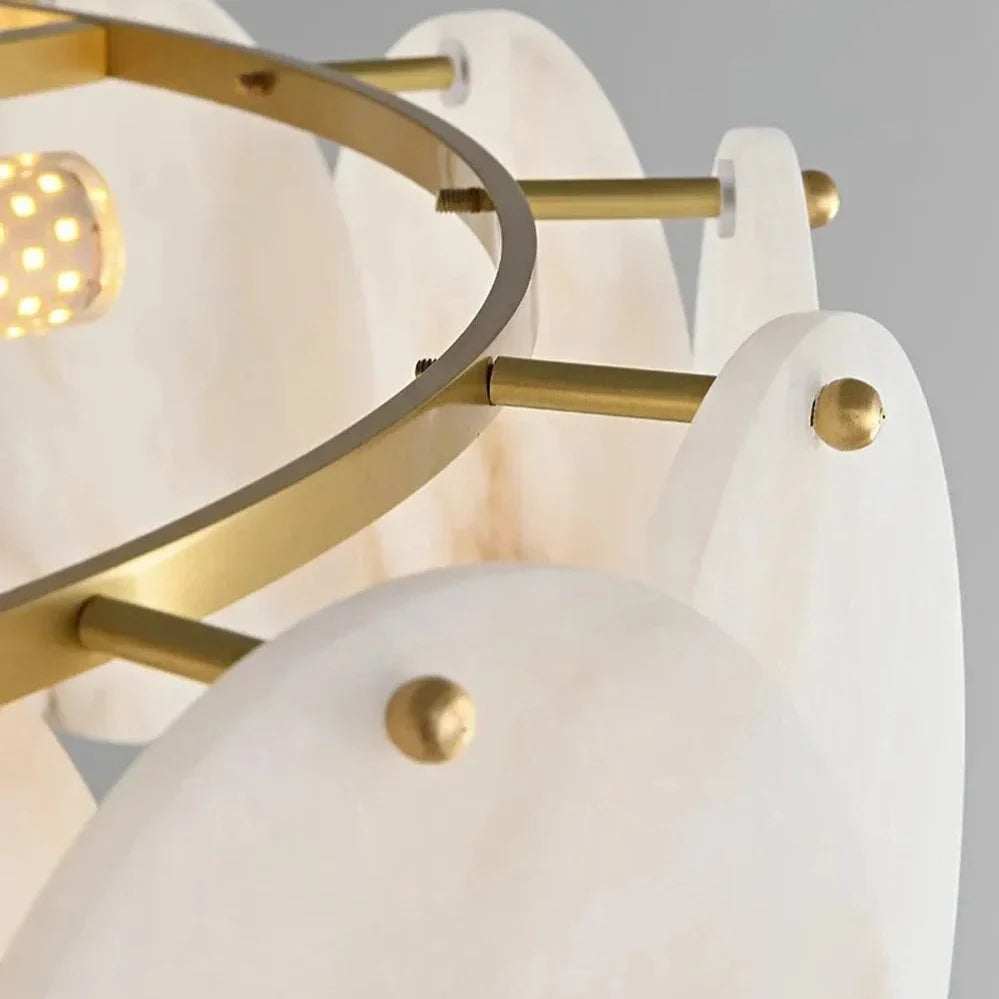 Natural Marble Modern Chandelier