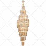 Crystal Chandelier for Penthouse Villa Living Room - Modern Light Luxury Design