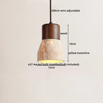 Travertine LED Pendant Lamp for Home Decor and Lighting Applciation