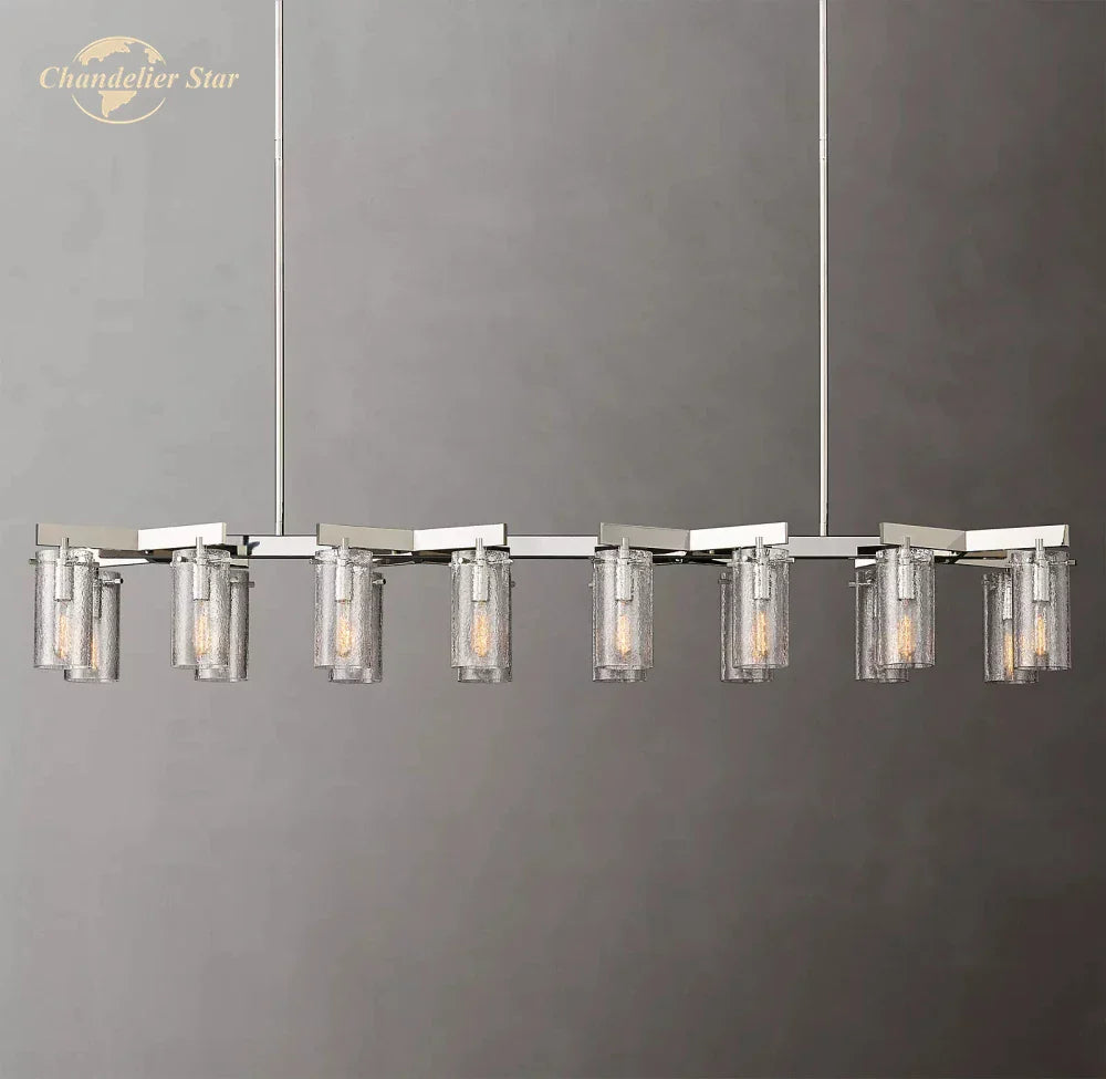 Charleroi LED Glass Chandelier for Dining Living Bedroom Decoration
