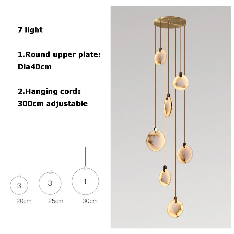 LED Marble Gold Chandelier for Living Room, 2025 Trend Lustre Lighting