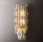 Chiara Glass LED Wall Sconce Light Fixture