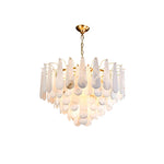 Art Deco Marble Home Chandelier Lighting Dimmable LED 2025