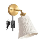 Elk Ceramic LED Wall Sconce, Nordic Copper Pull Chain Mirror Light