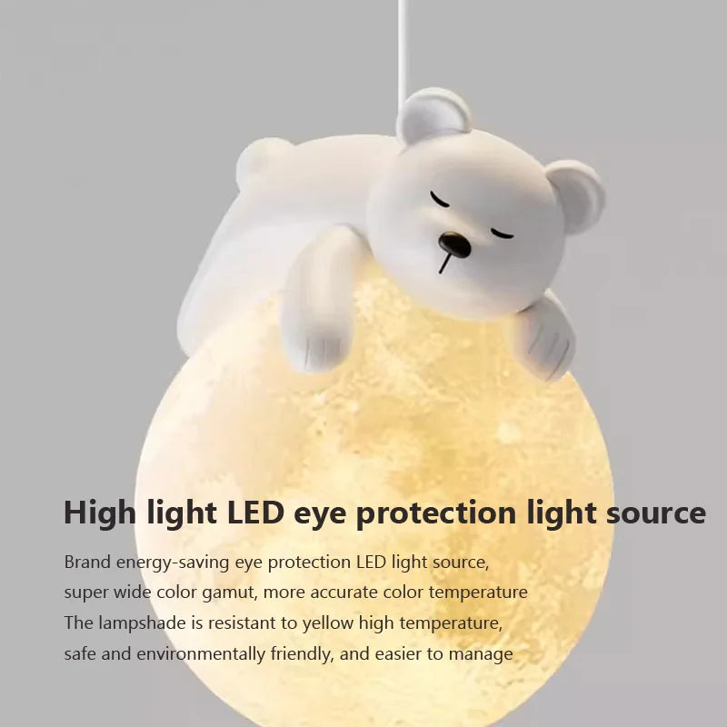 Moonlight LED Wall Lamp for Bedroom and Children's Room Decor