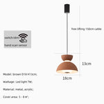 Nordic Hand Scan Sensor LED Wall Scones, Modern Metal Luminarias for Indoor Lighting