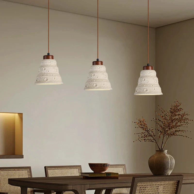 Afralia™ Micro Cement LED Pendant Lights for Dining and Living Room Decor