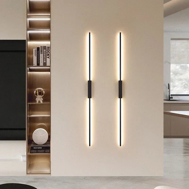 Nordic Slim LED Wall Sconces for Bedroom & Living Room