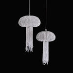 Art Deco Dimmable Hanging Chandelier Lighting for Foyer and Dining Room