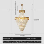 Postmodern Crystal Chandelier for Luxe Spaces