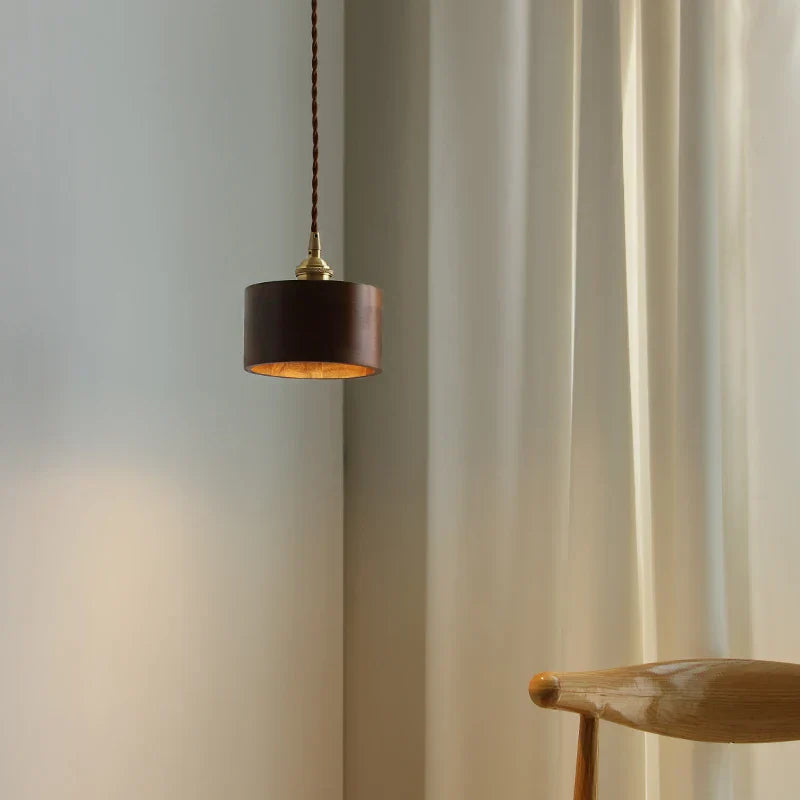 Nordic LED Pendant Lamp Copper Socket Adjustable Hanging Light