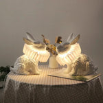 Rabbit Resin Table Lamp for Kids Room Decor