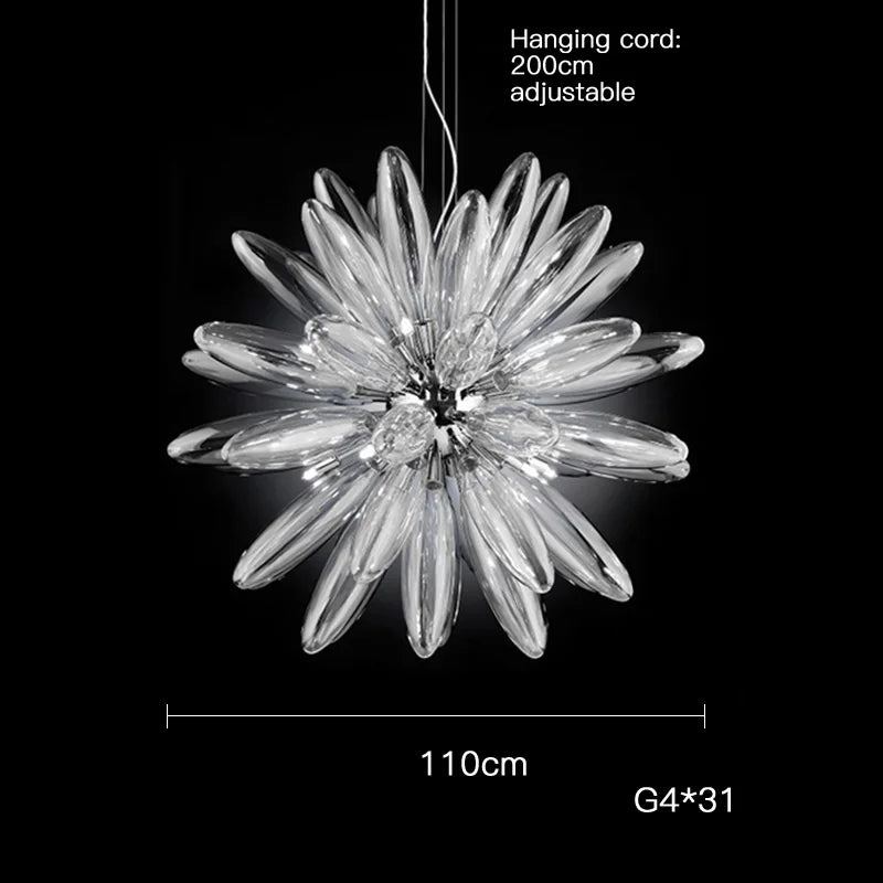 LED Globe 2025 Chandelier in Chrome/Gold - Spectacular Lighting Fixture