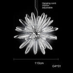 LED Globe 2025 Chandelier in Chrome/Gold - Spectacular Lighting Fixture