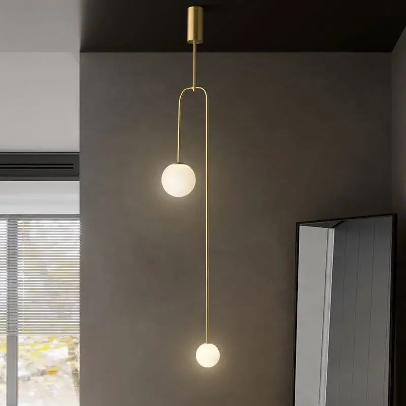 Bronze Glass Ball Chandelier: Luxury Pendant Lights for Living Room, Bedroom, Hotel & Bar