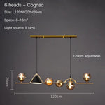Glass Pendant Chandelier Nordic Ceiling Hanging Lamp - Kitchen Island Suspension Light