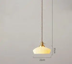 Blue Glass Pendant Lights for Bedroom Dinning Living Room