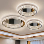 Modern K9 Crystals Dimmable LED Ceiling Light - Art Decor Luminarias