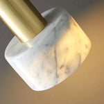 Copper Marble LED Pendant Light for Kitchen Living Room Bedroom Decor